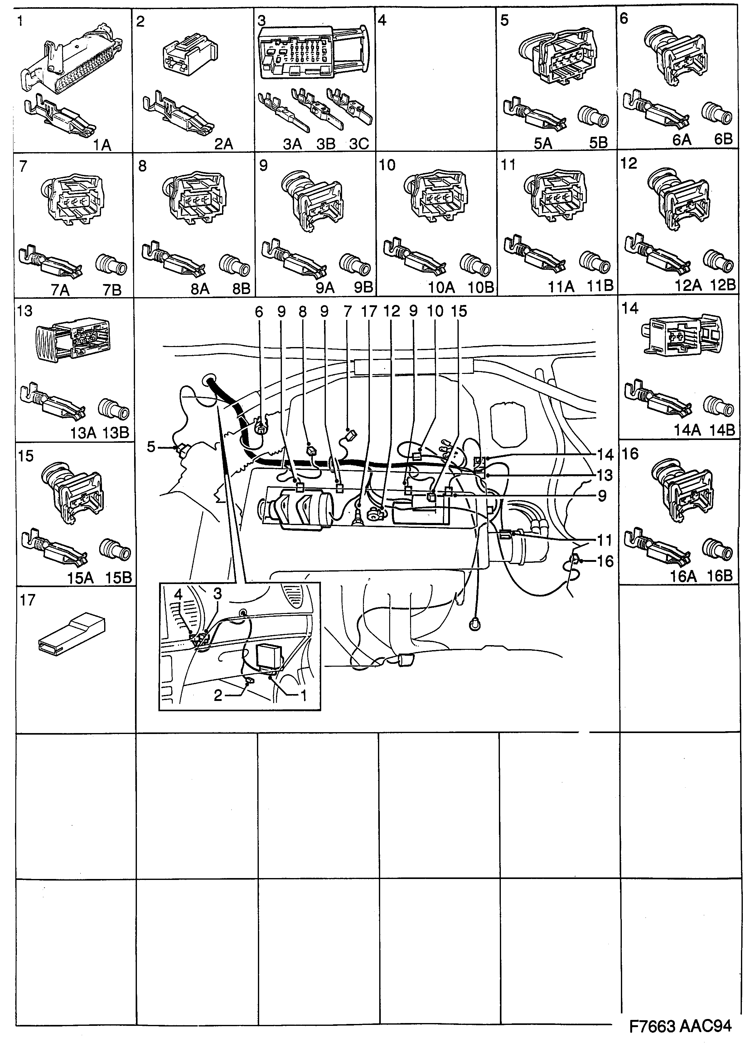 Saab 900 Engine diagram