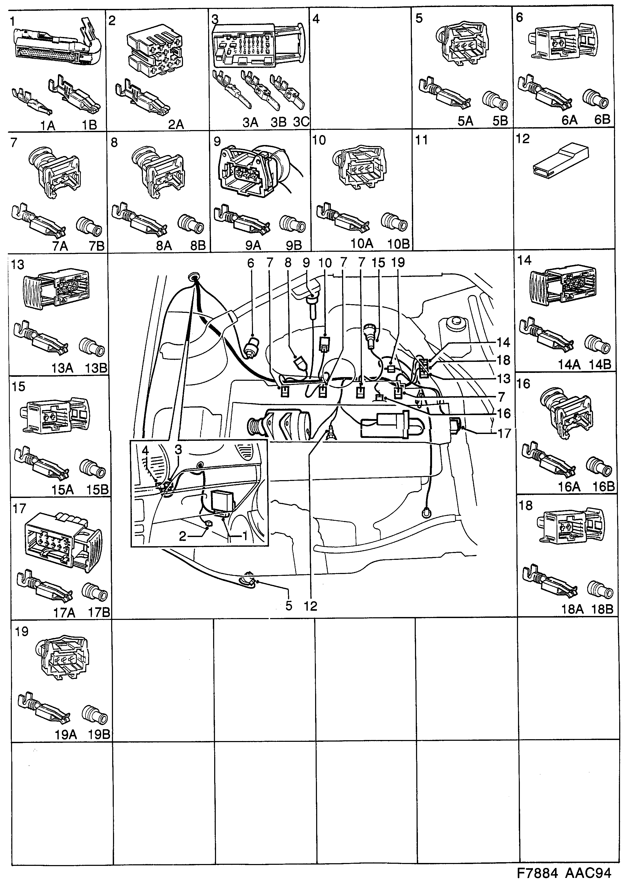Saab 900 Engine diagram