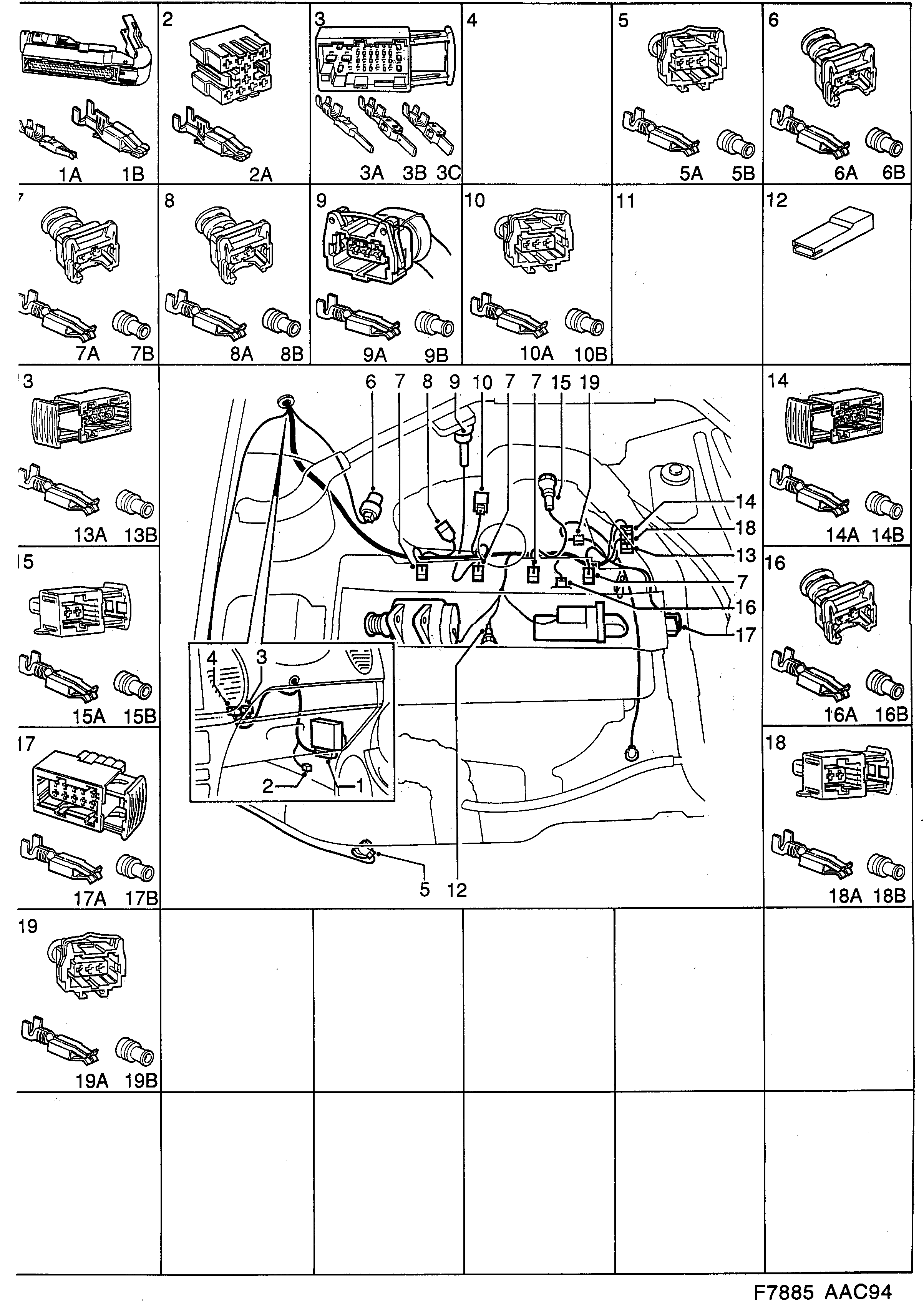 Saab 900 Engine diagram