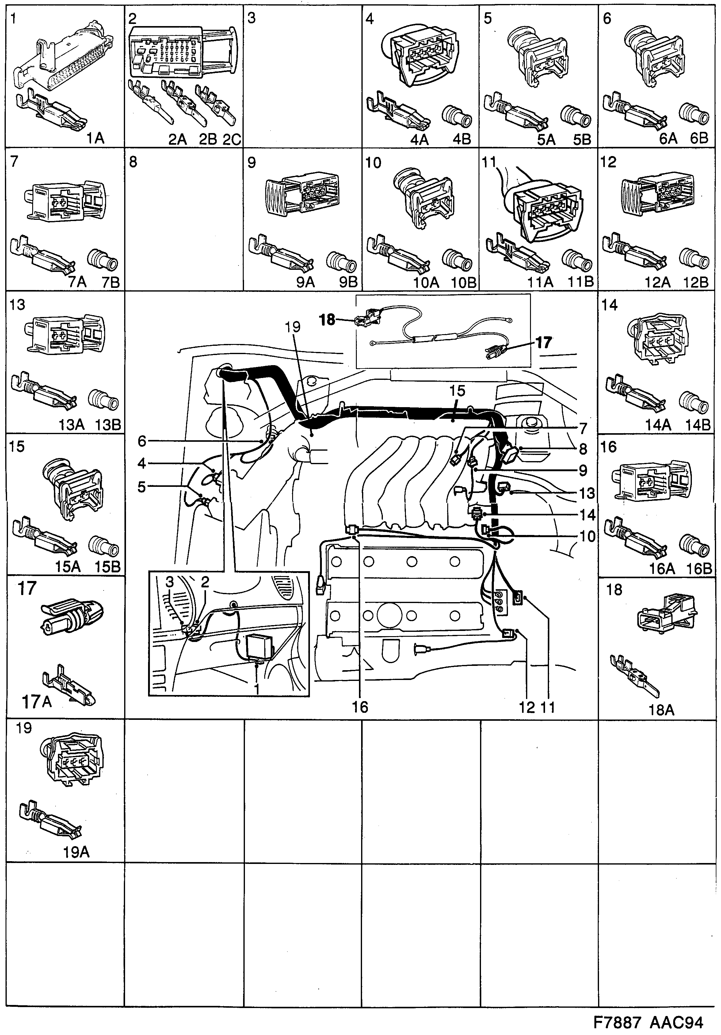 Saab 900 Engine diagram