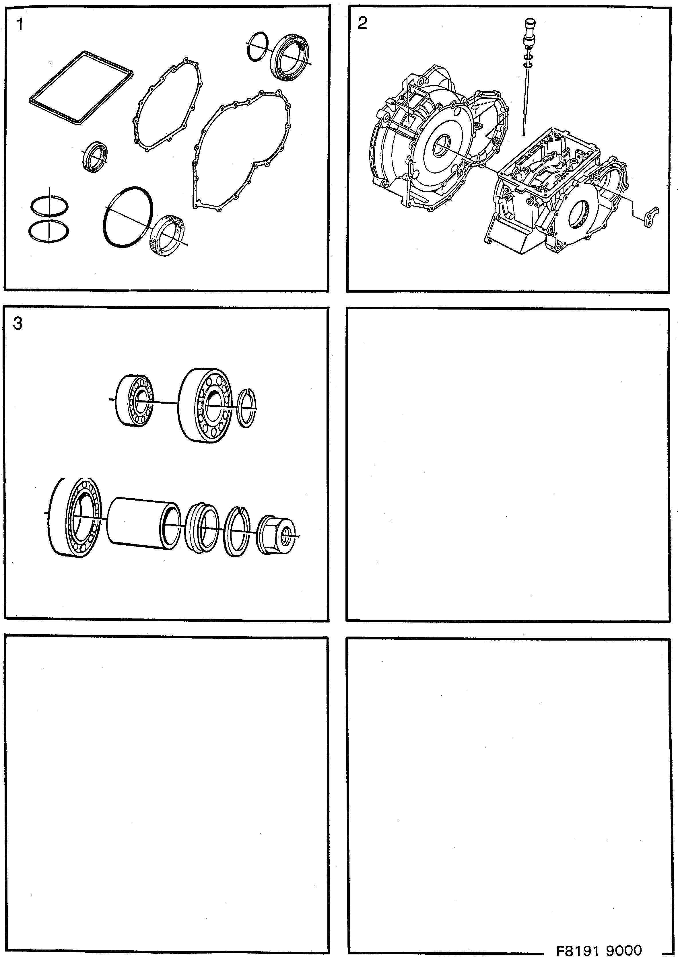 Saab 9000 Transmission diagram