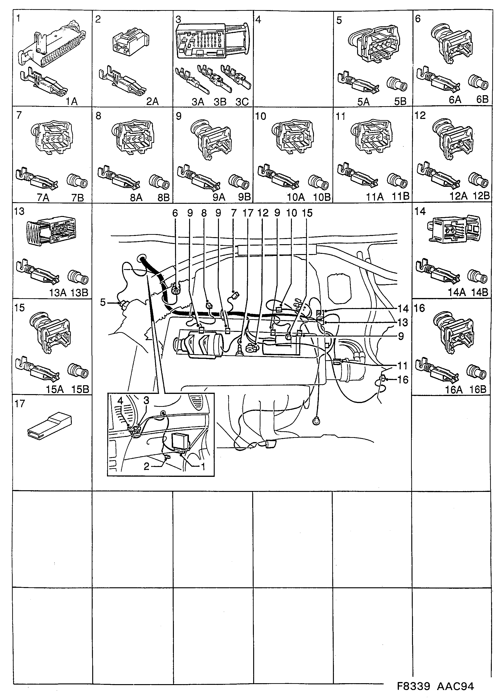 Saab 900 Engine diagram