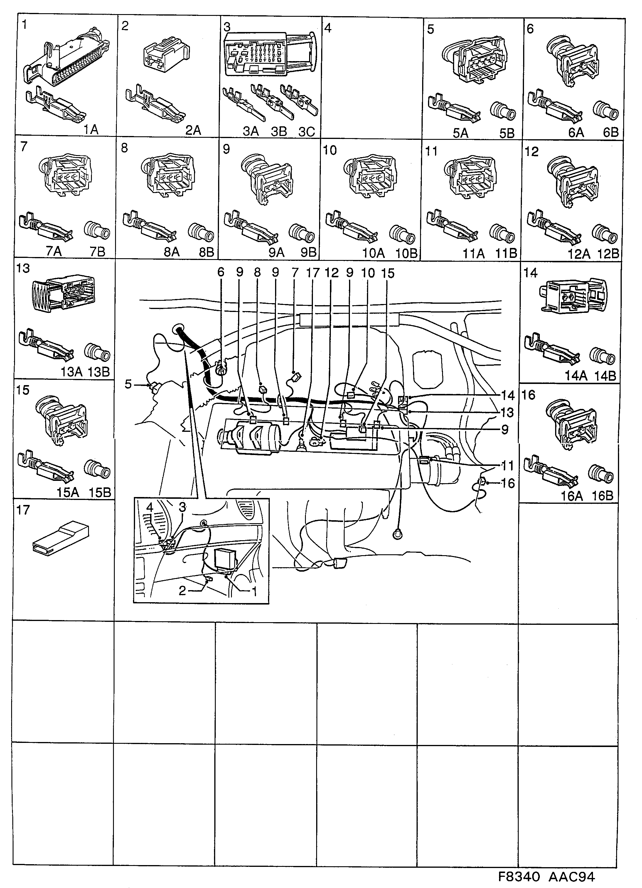 Saab 900 Engine diagram