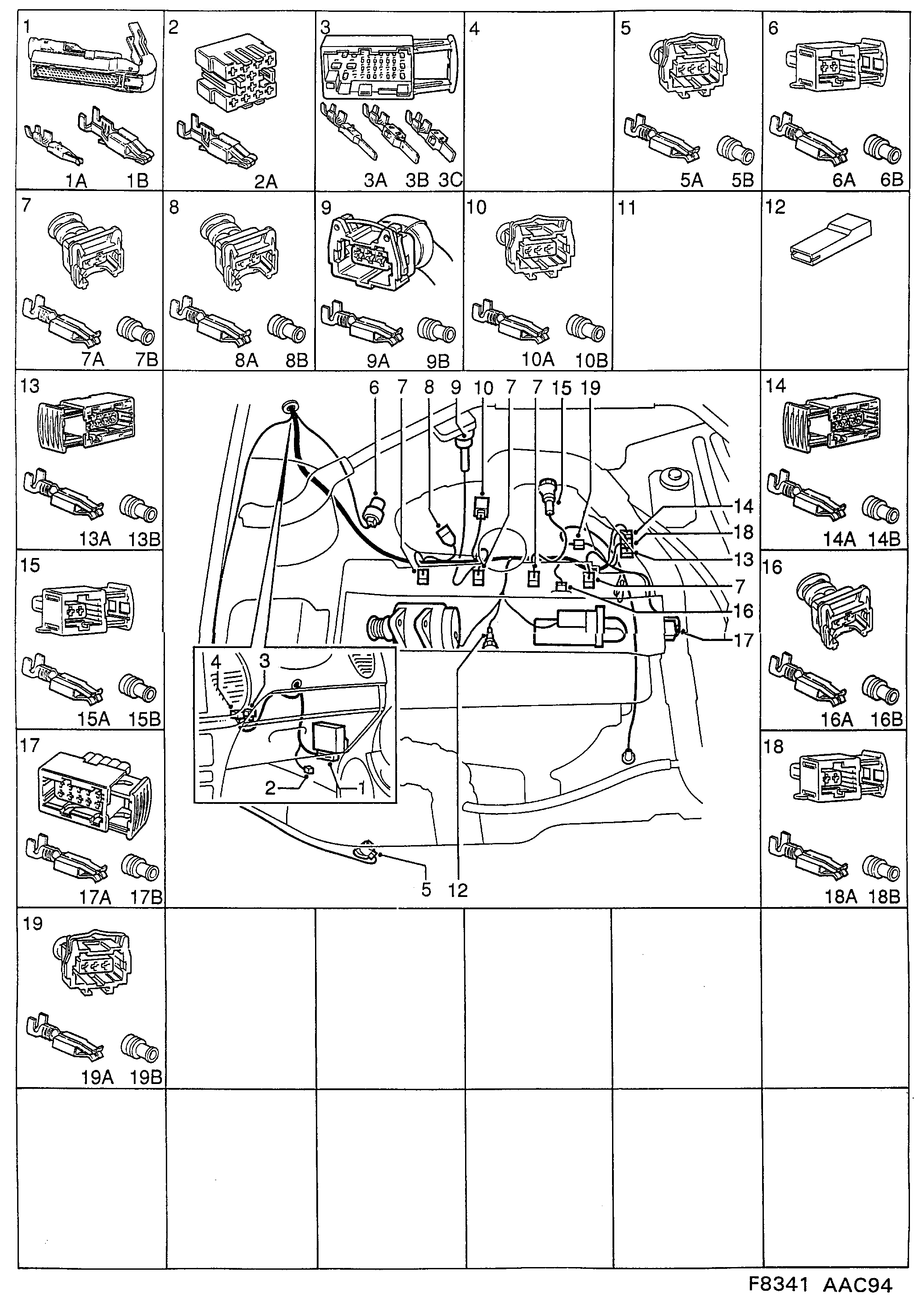 Saab 900 Engine diagram