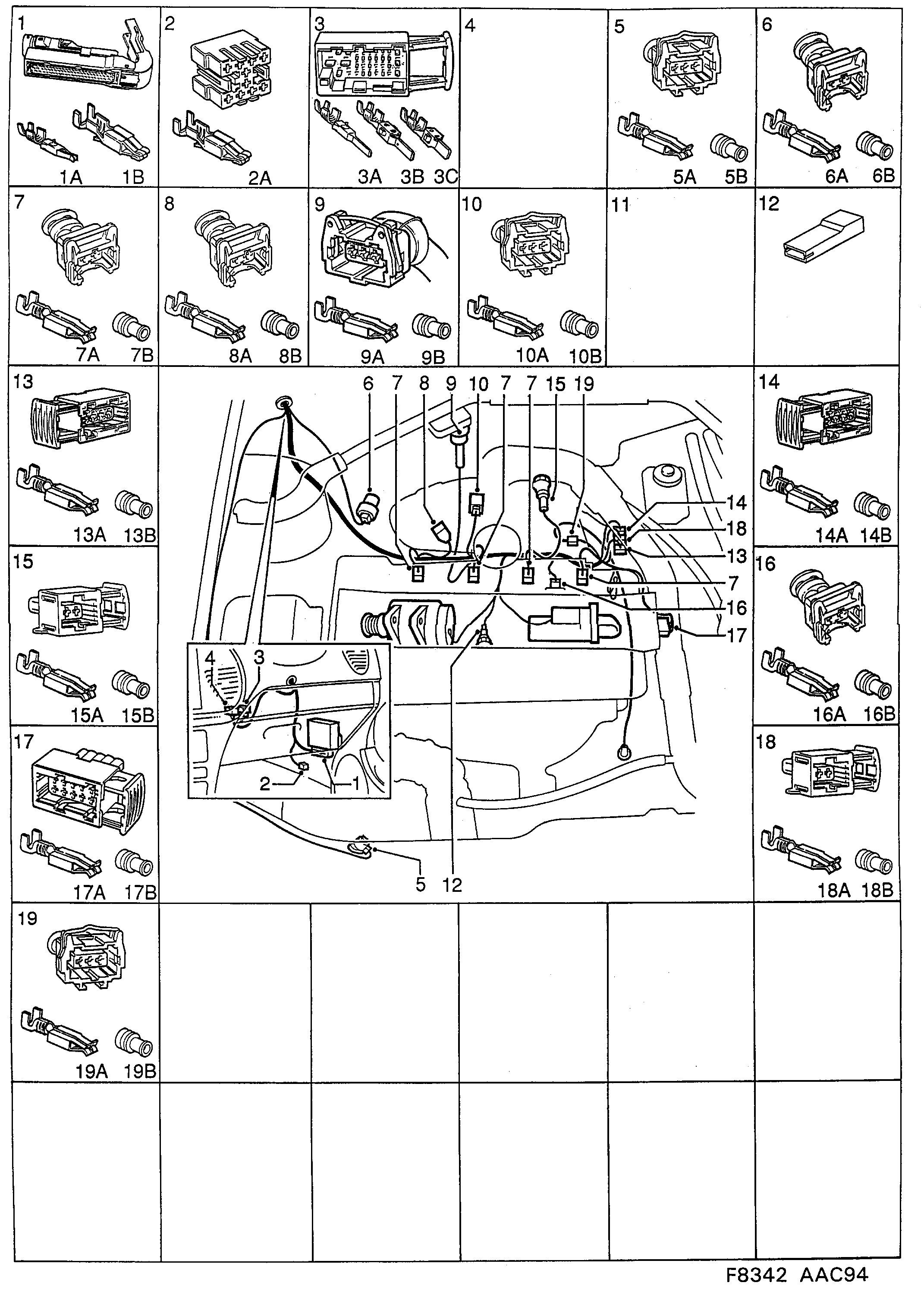 Saab 900 Engine diagram