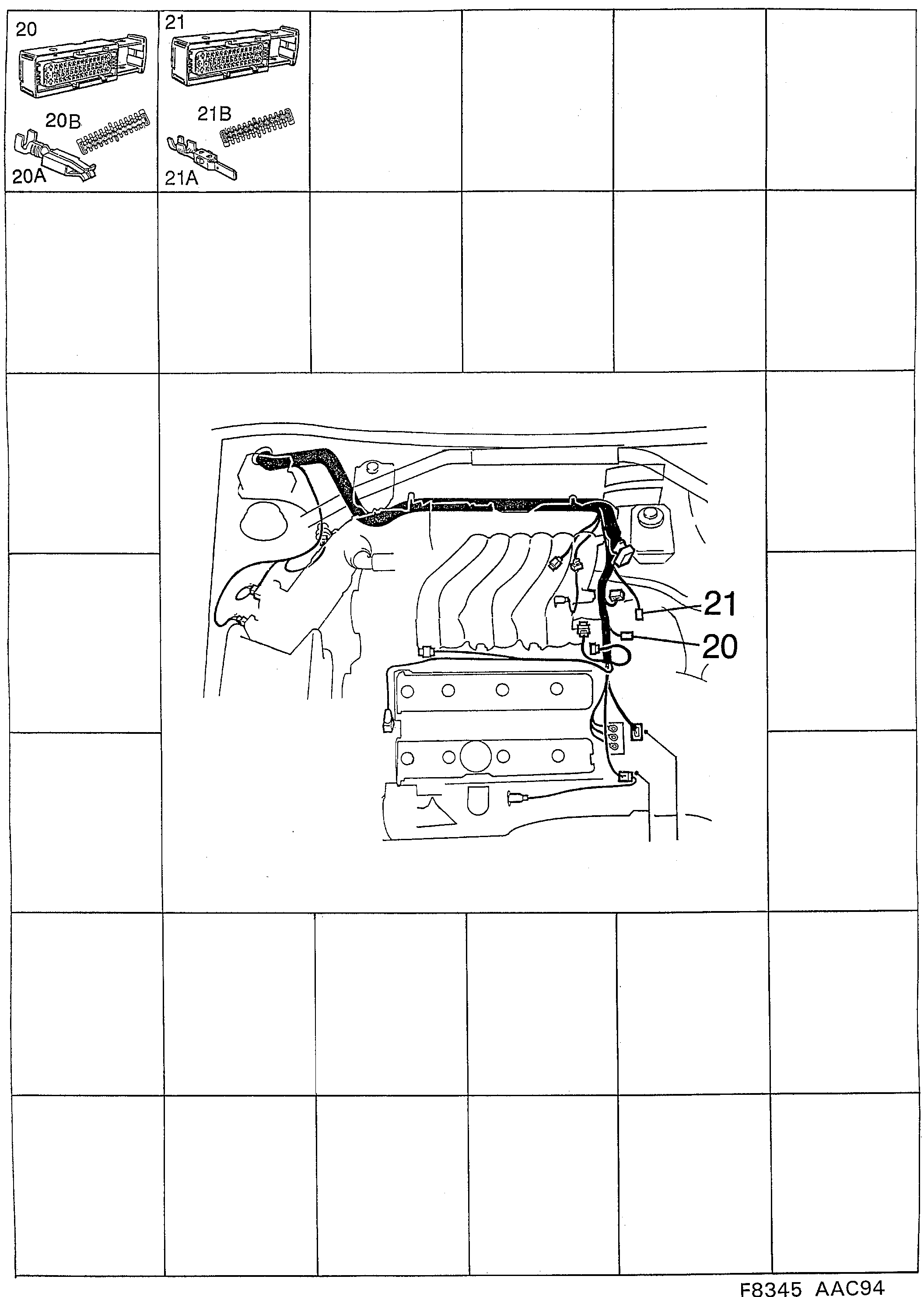 Saab 900 Engine diagram