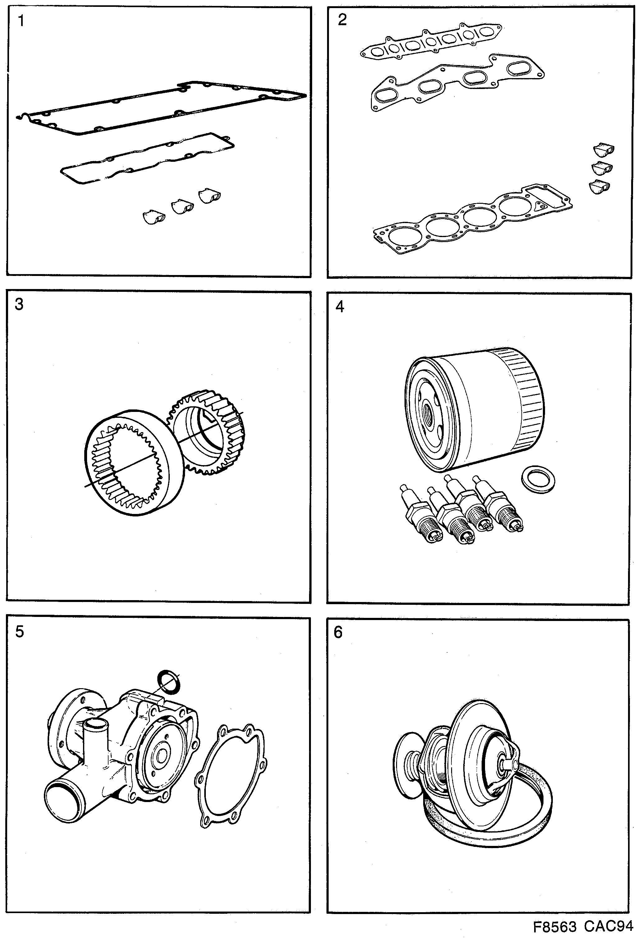 Saab 9000 Engine diagram