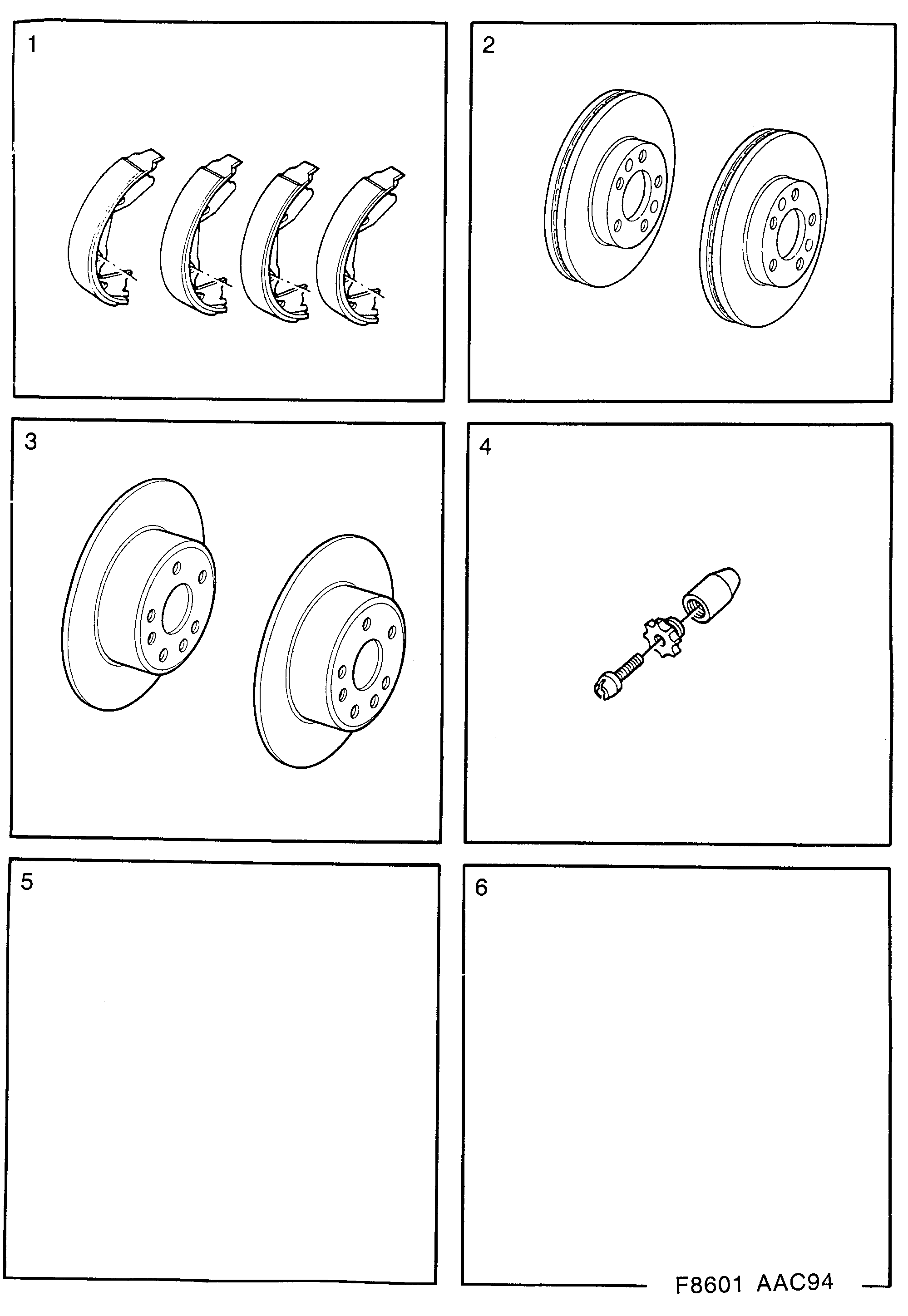 Saab 900 Brakes diagram