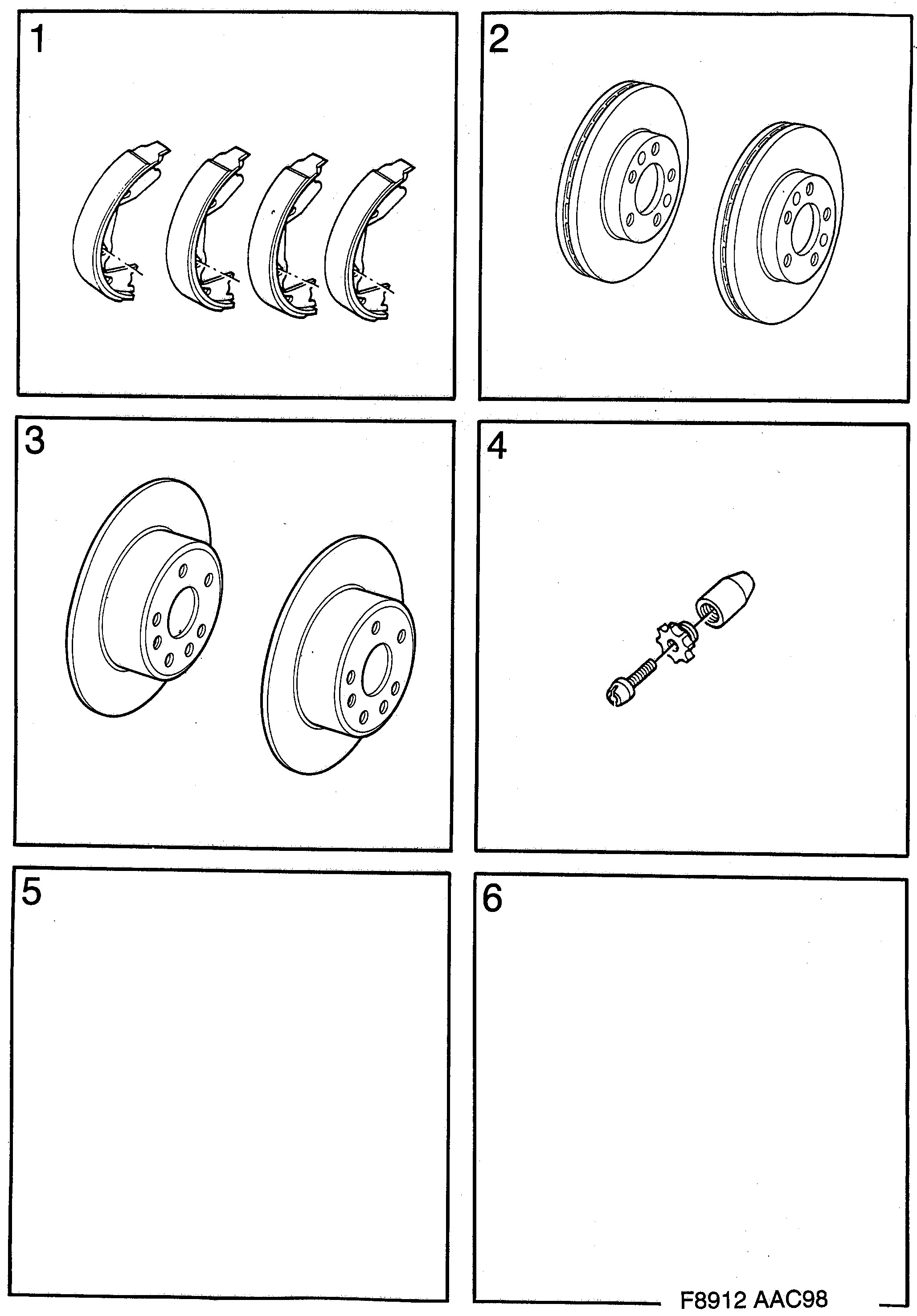 Saab 9-3 (9400) Brakes diagram