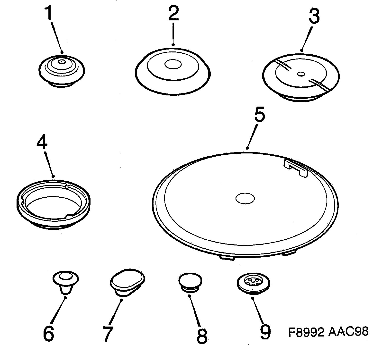 Saab 9-3 (9400) Plugs diagram