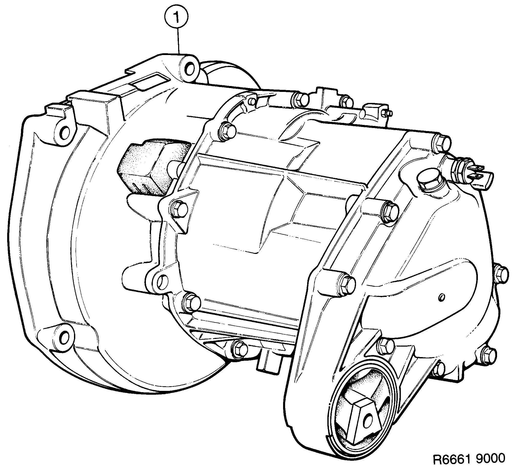 Saab 9000 Manual diagram