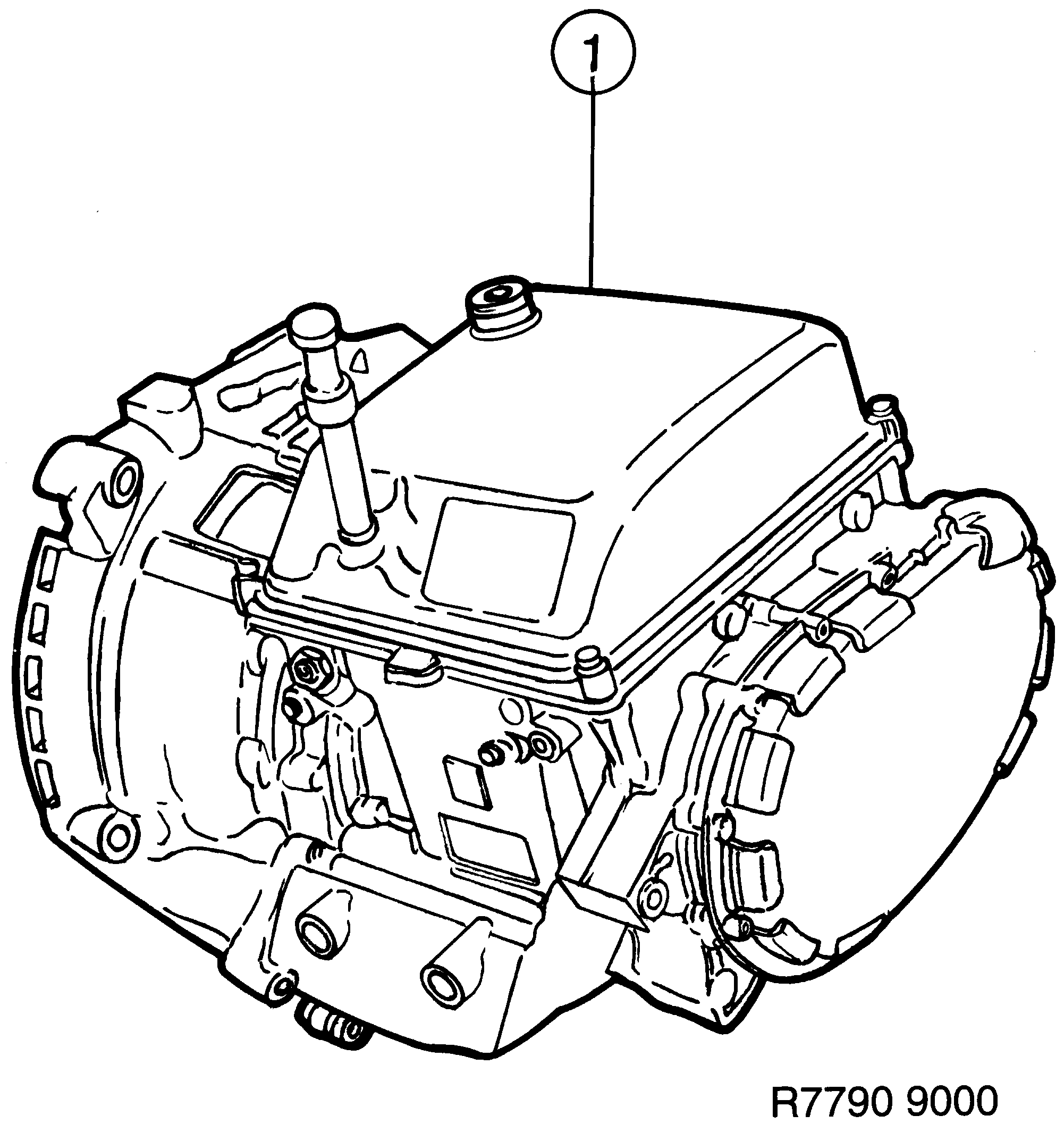 Saab 9000 Automatic diagram