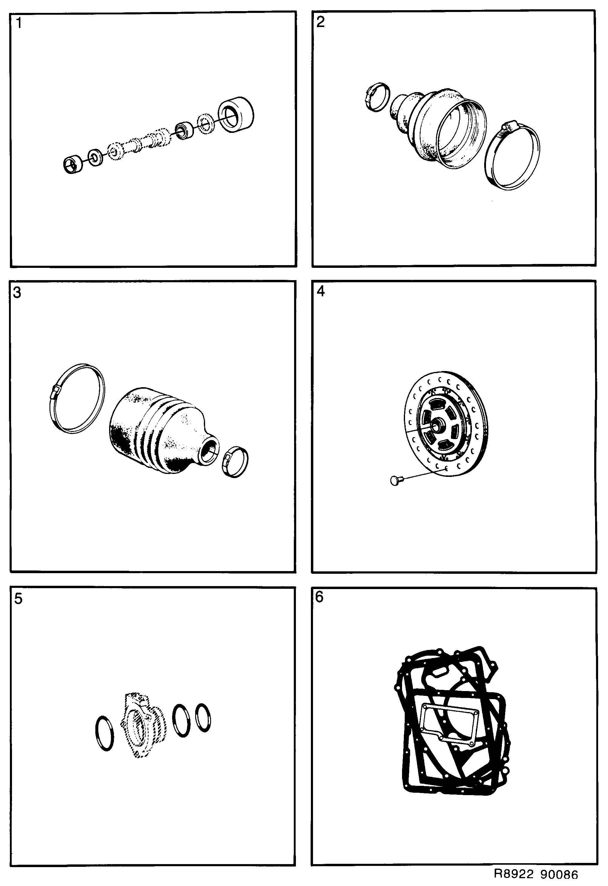 Saab 900 Transmission diagram
