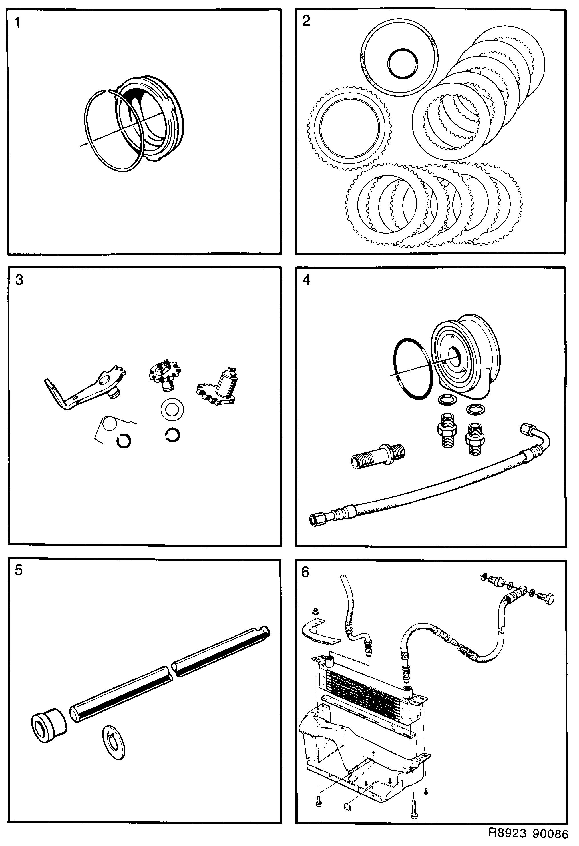 Saab 900 Transmission diagram