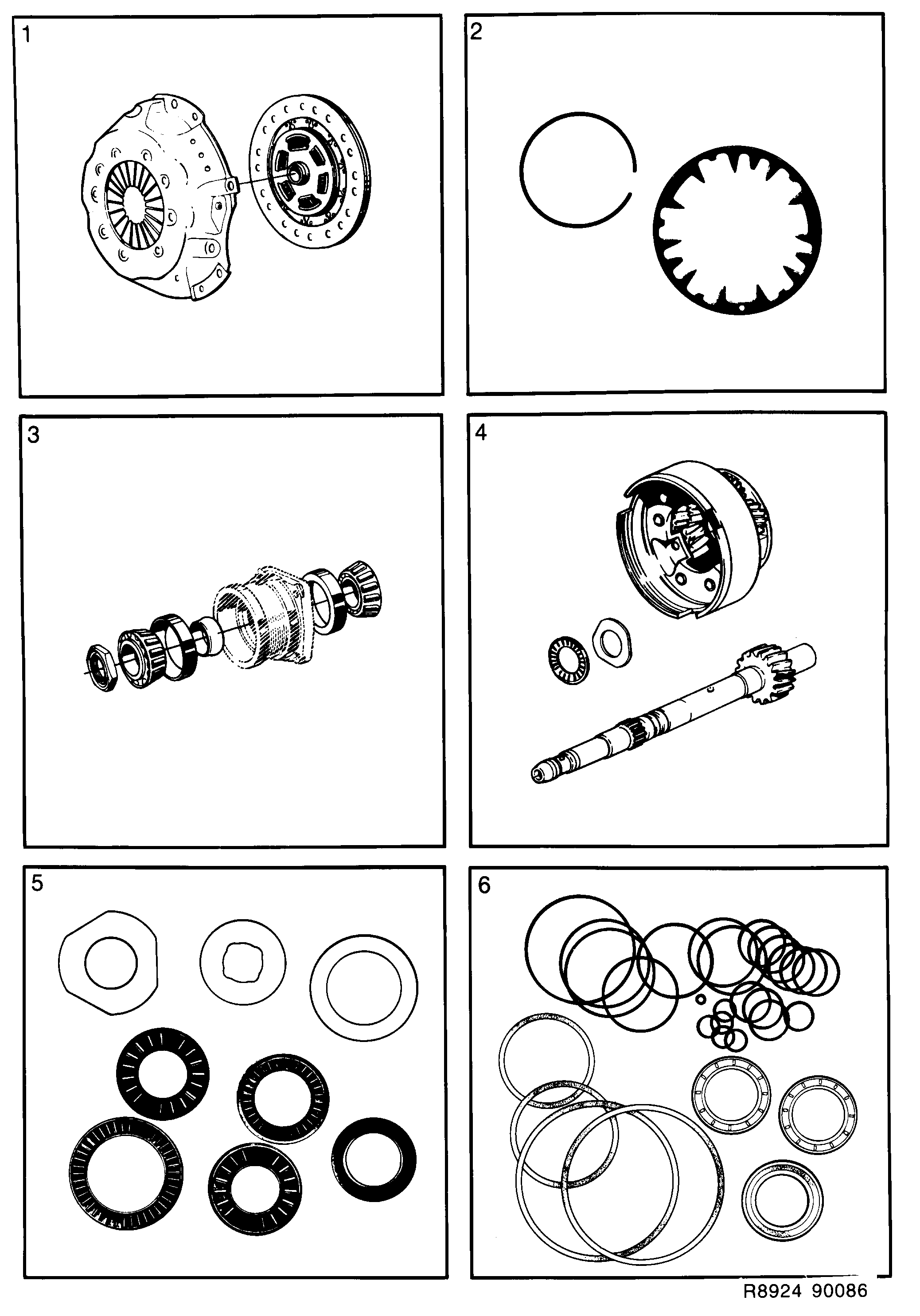 Saab 900 Transmission diagram