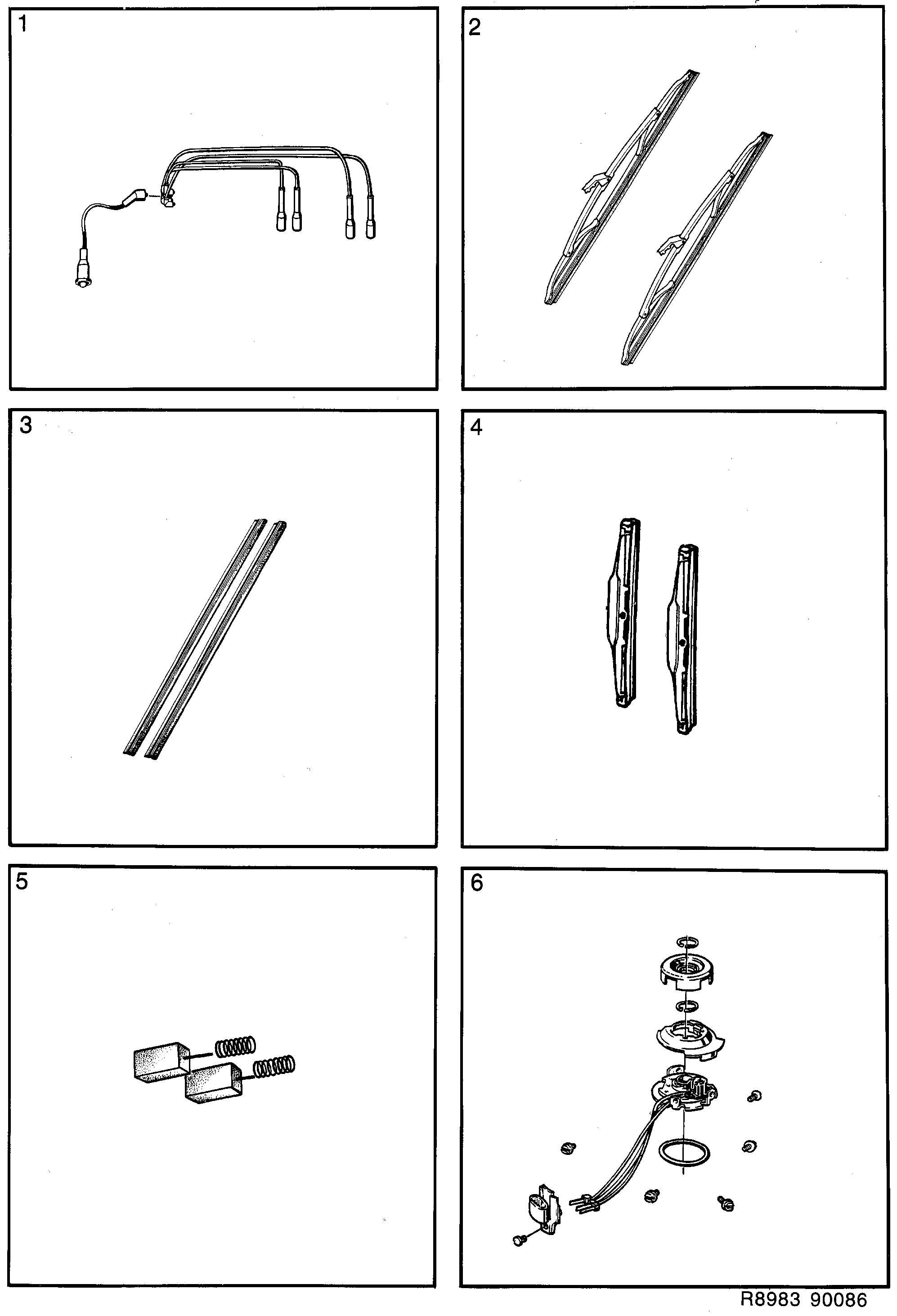 Saab 900 Electrical system diagram