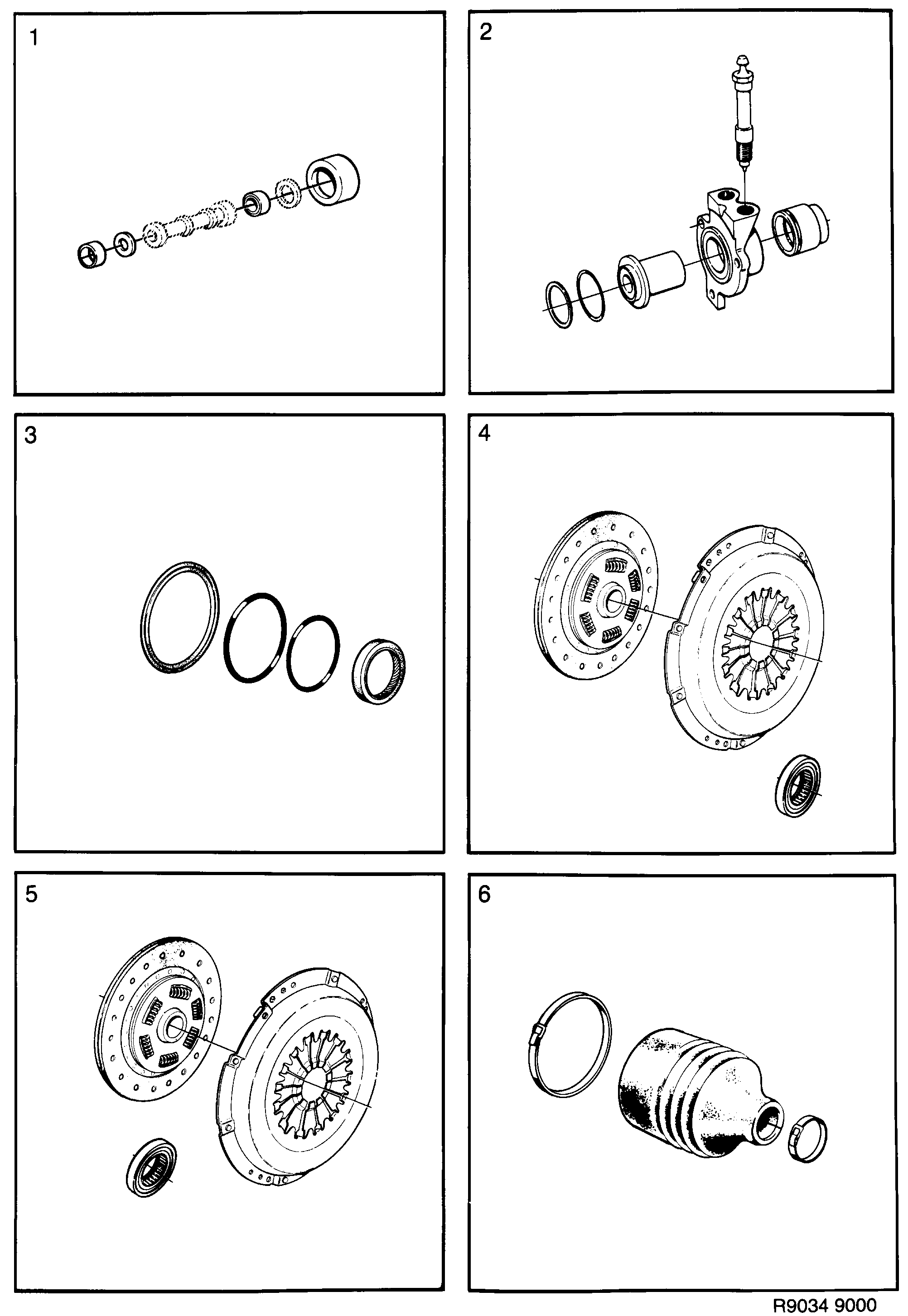 Saab 9000 Transmission diagram